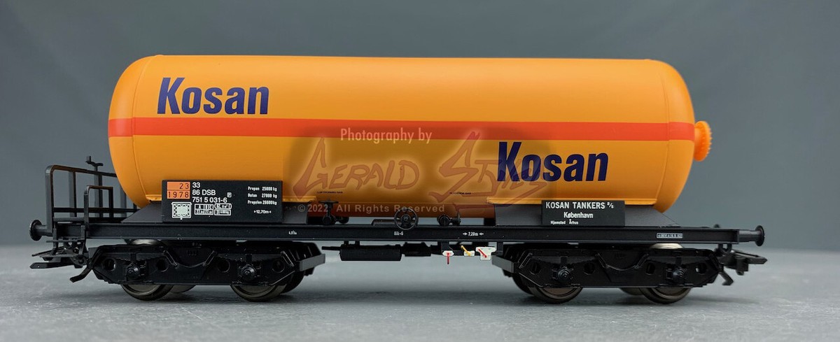 HO Märklin 46455 DSB Pressurized Gas Tank Car