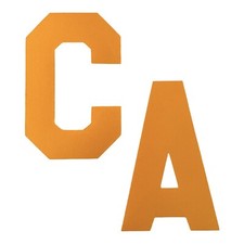 Hockey Jersey Letter Iron On Patch Captain C Or Alternate Assistant A Letter 4