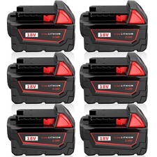 8Ah Extended Lithium-ion Battery For Milwaukee For M18 18V 48-11-1860 48-11-1880