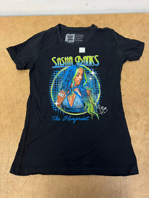 Women's WWE Sasha Banks The Blueprint Shirt SIZE MEDIUM