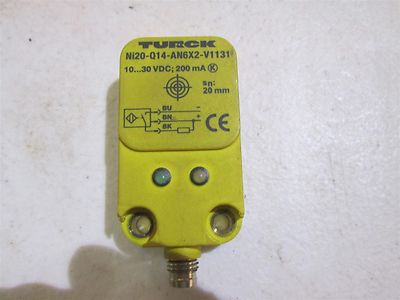 USED Turck Sensor Ni20-Q14-An6X2-V1131 ID# 4690221