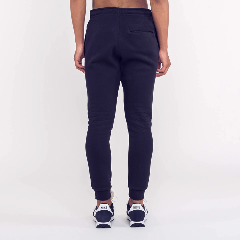 Nike Mens Jogger Athletic Regular Fit Gym Work Out Draw String Fleece Sweatpants - Image 3 of 4
