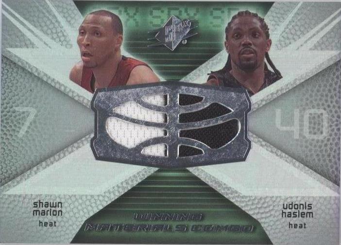 2008-09 SPx - Udonis Haslem/Shawn Marion #WMC-MH - 1 of 2