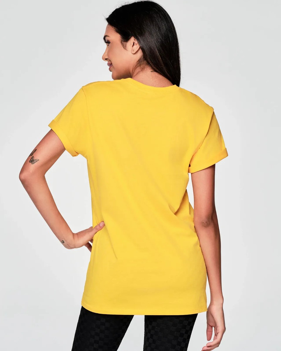 新作♪ユニセックス Zumba Good Vibes Tee - Sunny Daze Zumba Good Vibes Unisex Tee ~ Sunny Daze Yellow ~ XS/S M/L