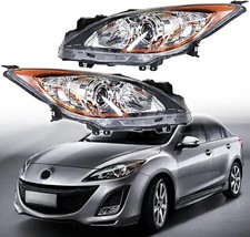Headlight Set Left Right Pair Headlamp For 2010 2011 2012 2013 Mazda 3 Halogen Headlight Set Left Right Pair Headlamp For 2010 2011 2012 2013 Mazda 3 Halogen
