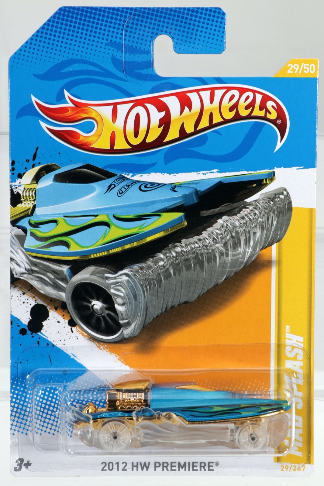 Hot Wheels Mad Splash 2012 HW Premiere Foreign #V5625 New NRFP Aqua 1:64