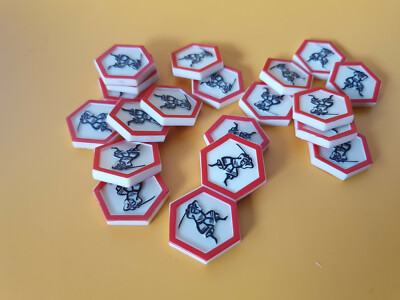 RISING SUN - 20 Plastic Ronin Tokens - Kickstarter Exclusive