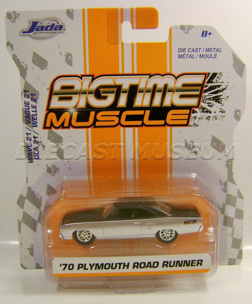 ミニカー BIGTIME MUSCLE 1970 PLYMOUTH ROAD RUNNER 1/24 Jada BIGTIME MUSCLE 1970 Plymouth Road Runner Diecast