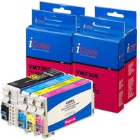 Icolor Tintenpatronen Colorpack FüR Epson (Ersetzt 408XL), Bk/C/M/Y