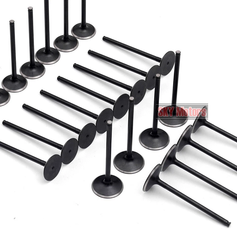 Juego de 24 válvulas de motor para Mercedes-Benz C55 ML55 R500 E500 AMG M113 5,0 5,4 5,5 L Foto 4 de 4