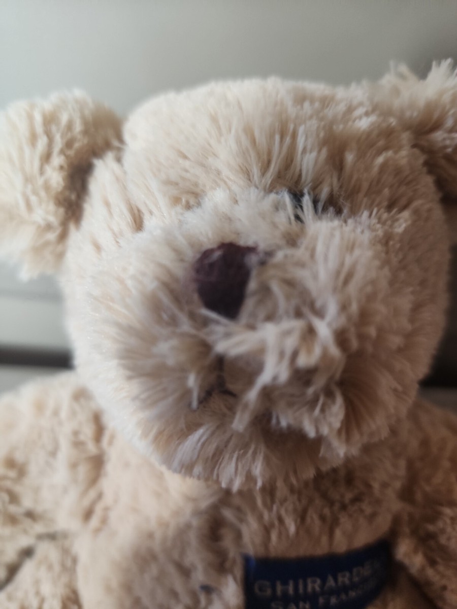 GHIRARDELLI TEDDY PLUSH SAN FRANCISCO BEAR STUFFED ANIMAL PROMO
