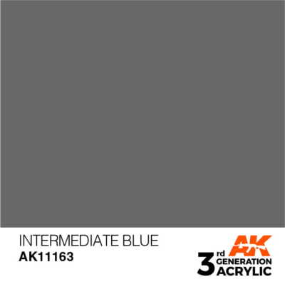 AK INTERACTIVE 11163 - Acrylic paint Intermediate Blue 17ml