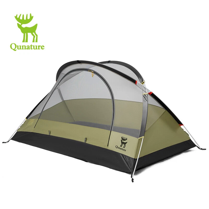 Qunature Camping Tent for 2-3 Persons Lightweight Outdoor Waterproof Windproof