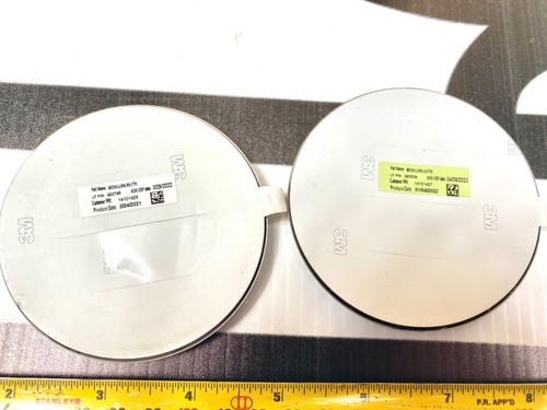 OEM🔥Harley Touring CVO Fuel Gas Tank Emblems Badges Black Chrome & Red🔥 - Picture 6 of 7