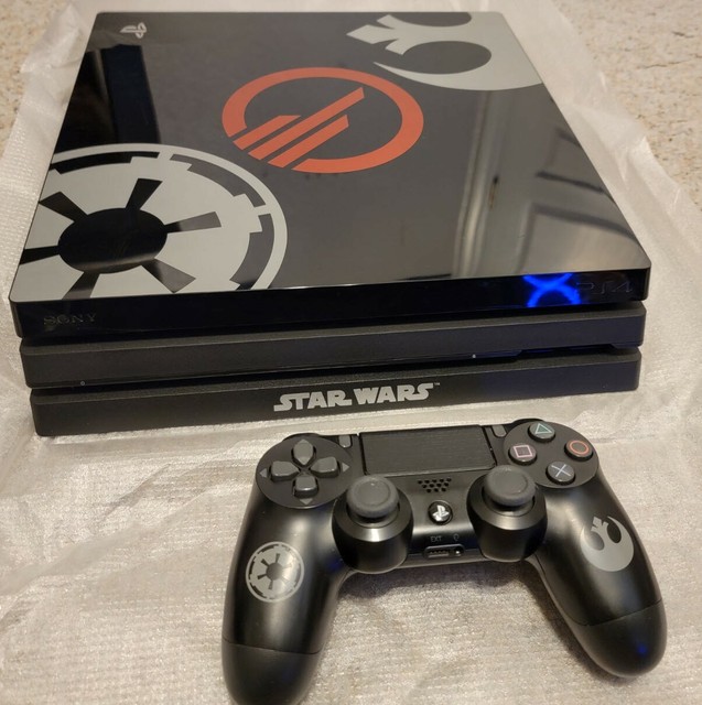 Sony PlayStation 4 Pro STAR WARS Battlefront II Limited Edition Bundle, 1TB, Black Console for