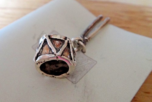 Sterling Silver 3D 18x15mm Drum and Sticks Music Movable Charm - Picture 4 of 4