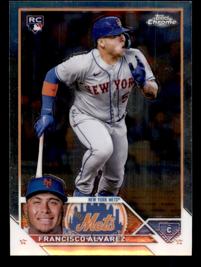 2023 Topps Chrome #203 Francisco Alvarez New York Mets RC | eBay