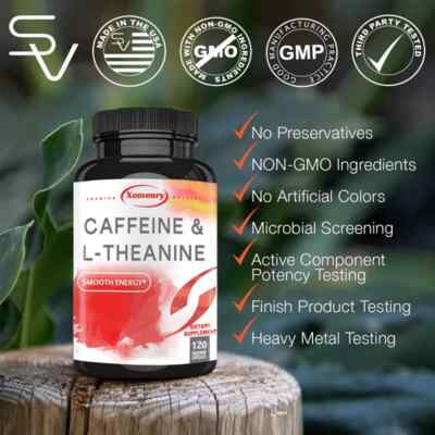 Koffein & L-Theanin Kapseln 150mg - Konzentrierte Energiewachsamkeit und Entspannung