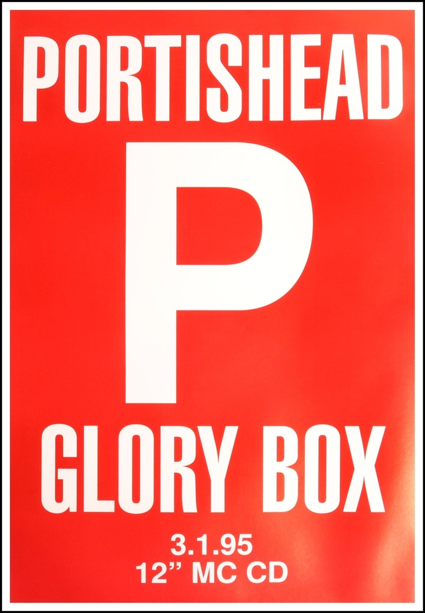 Portishead poster - Glory Box. Original. 28