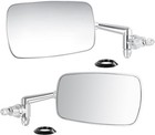 Pair of mirrors driver and passenger side, zinc chrome, left and right