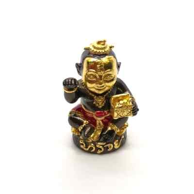 【強運】タイのお守り、クマントーン THAI KUMANTHONG Powerful Kuman Thong Nong Maruay (Black) Magic Thai Amulet Fortune