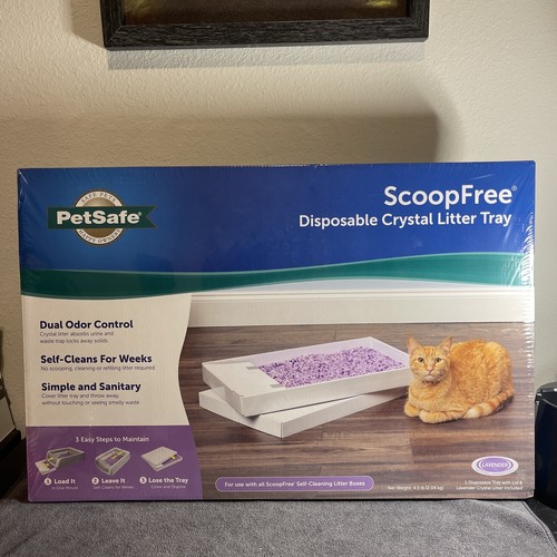 PetSafe ScoopFree Disposable Crystal Litter Replacement Tray Lavender