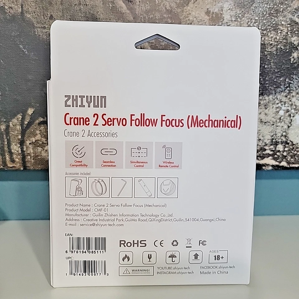 BRAND NEW SEALED Zhiyun Crane 2 Servo Follow Focus (Mechanical) CMF-01 - Image 2 of 4