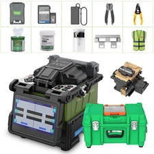 Komshine FX39 Fusion Splicer ,6 Motors Touch Screen Splicer W/Kevlar Cutter Gift