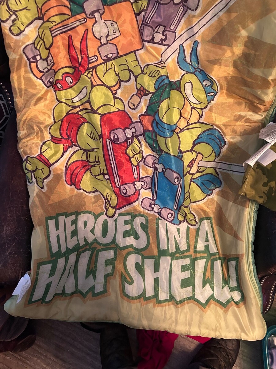 TMNT ~ TEENAGE MUTANT NINJA TURTLES SLEEPING BAG & PILLOW SET TMNT