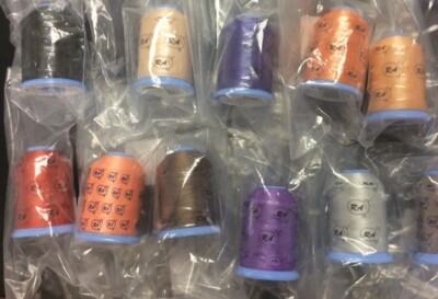 ROBISON-ANTON SUPER-BRITE EMBROIDERY THREAD-1100 YARDS- MANY COLORS