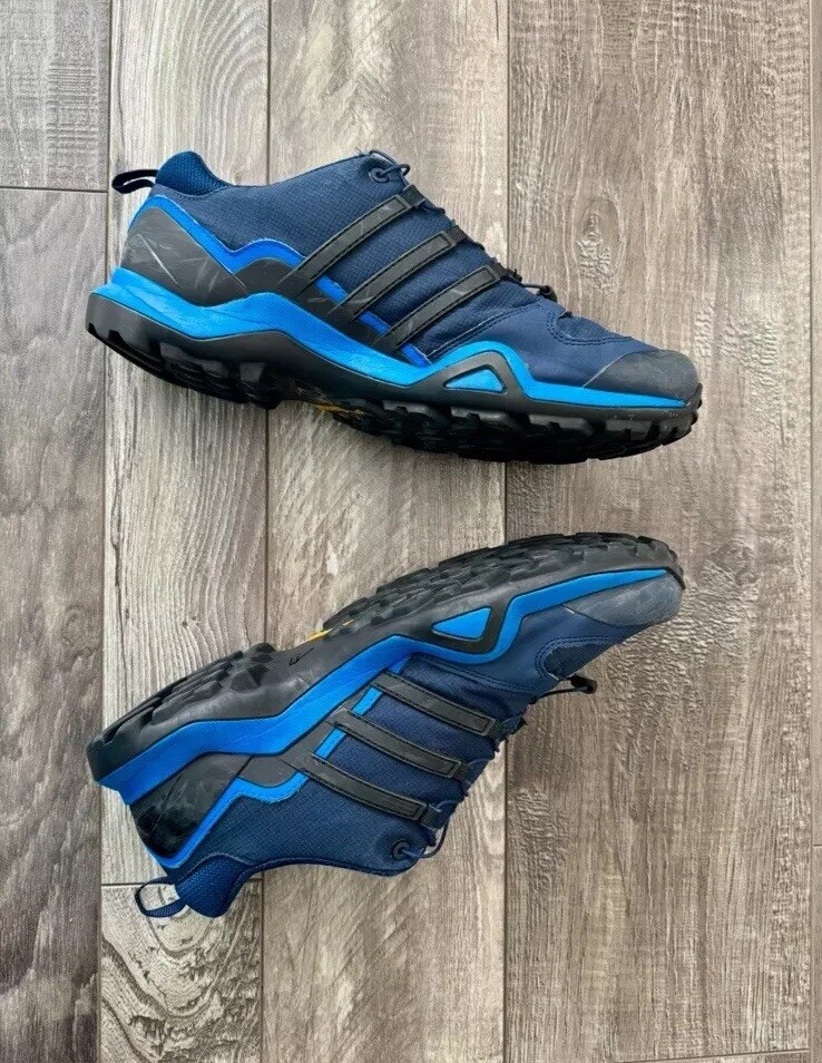 Adidas Men's Terrex Swift R2 Gtx CM7494 Blue Navy Blue Sneaker Shoes Size 11