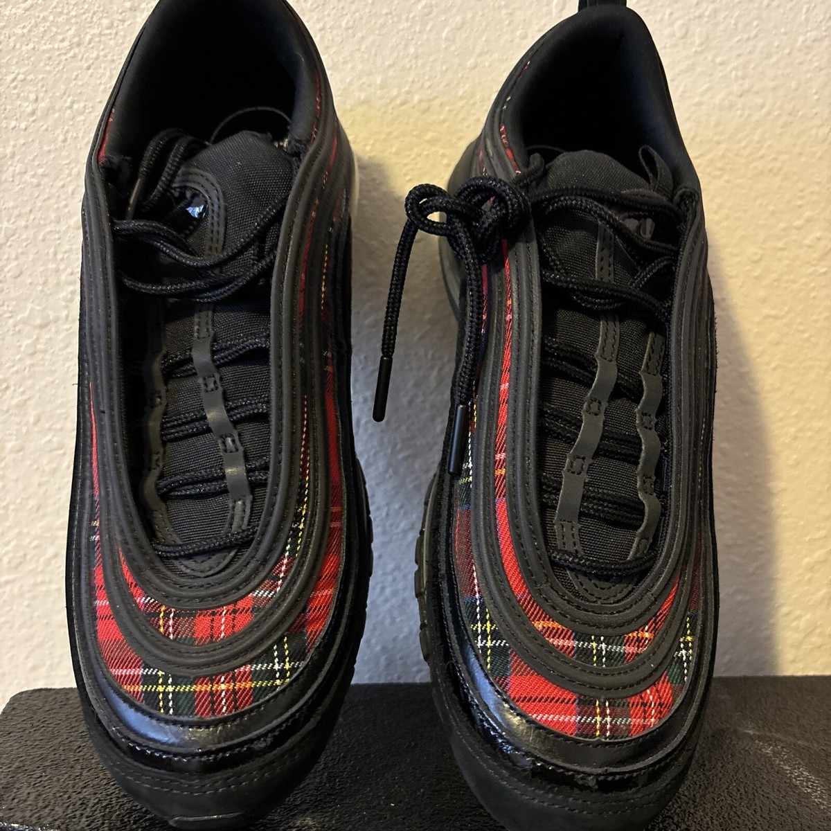 Used Nike Air Max 97 SE Tartan AV8220-001 Sneakers Women’s Size 10