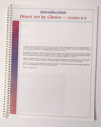 Direct Art By Choice. Grades K-6. Diana J. Avergon, M.A. Nasco. Art By Choice. - Imagen 5 de 5