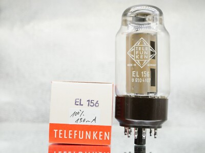 Quad De Tubes EL152 Telefunken – Plaques Grises OO Getter – Neuf (NOS)