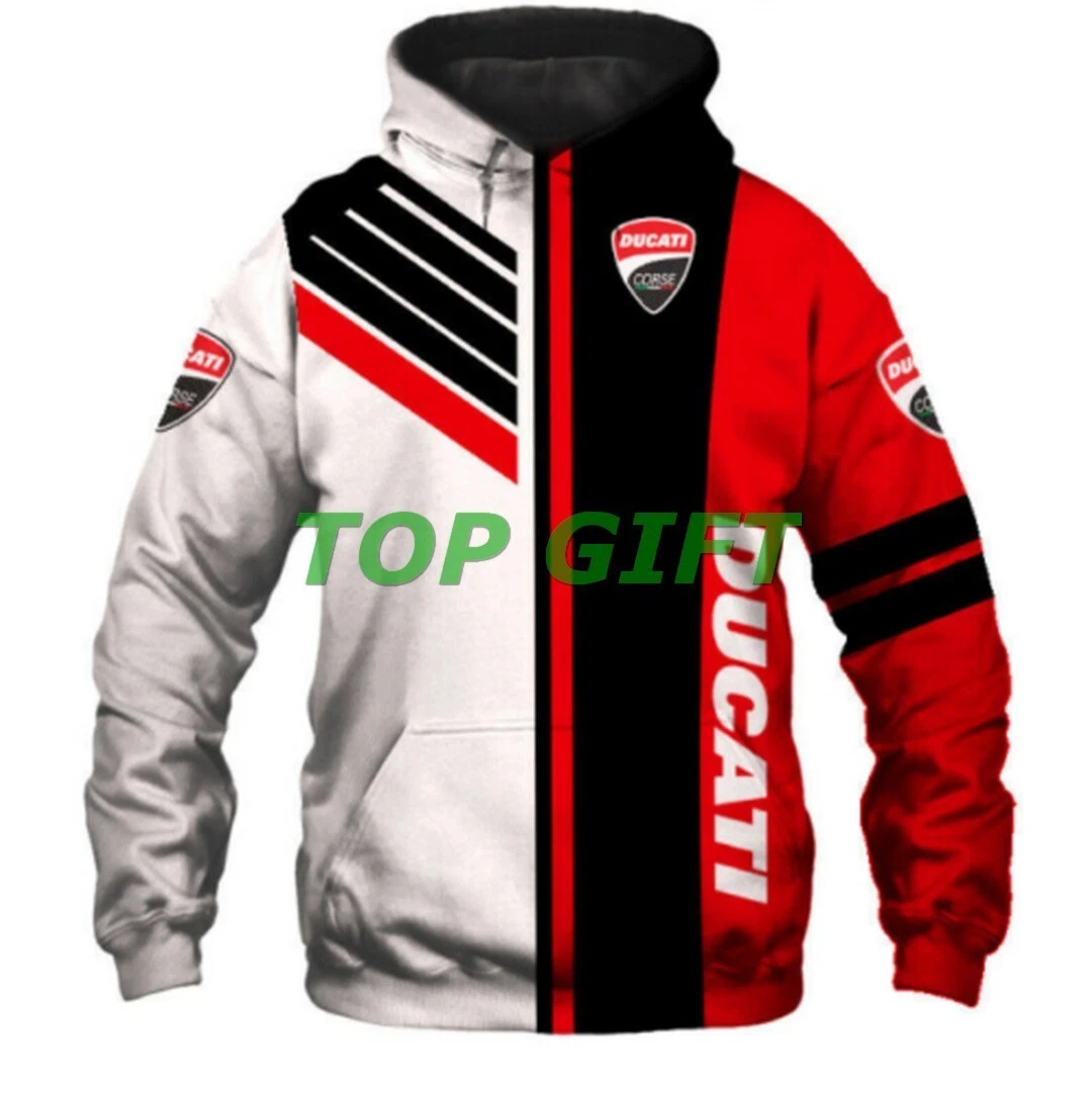 DUCATI MOTORCYCLES -Top Gift - Man's Lightweight Hoodie 3D