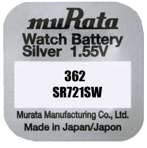 Murata ex Sony Uhrenbatterien 301 - 399 1,55V - Silberoxid Knopfzellen Sortiment - Bild 36 von 36