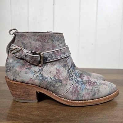 Free People Faryl Robin Caldera Floral Western Bootie 8