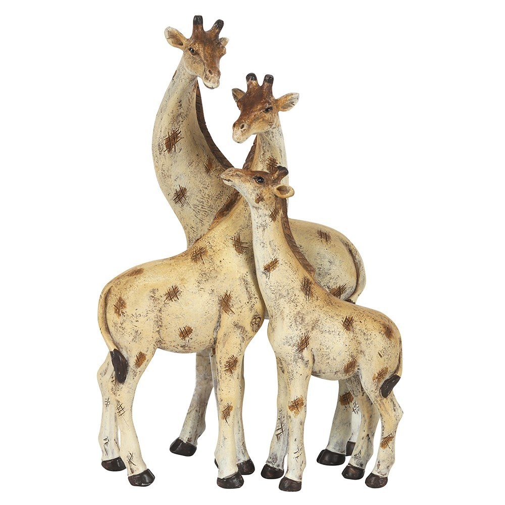 Giraffe Family Ornament Figure Wildlife Jungle Animals Love