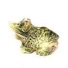 McCoy Frog Planter Green Art Pottery Figural Planter USA Mid Century Vintage