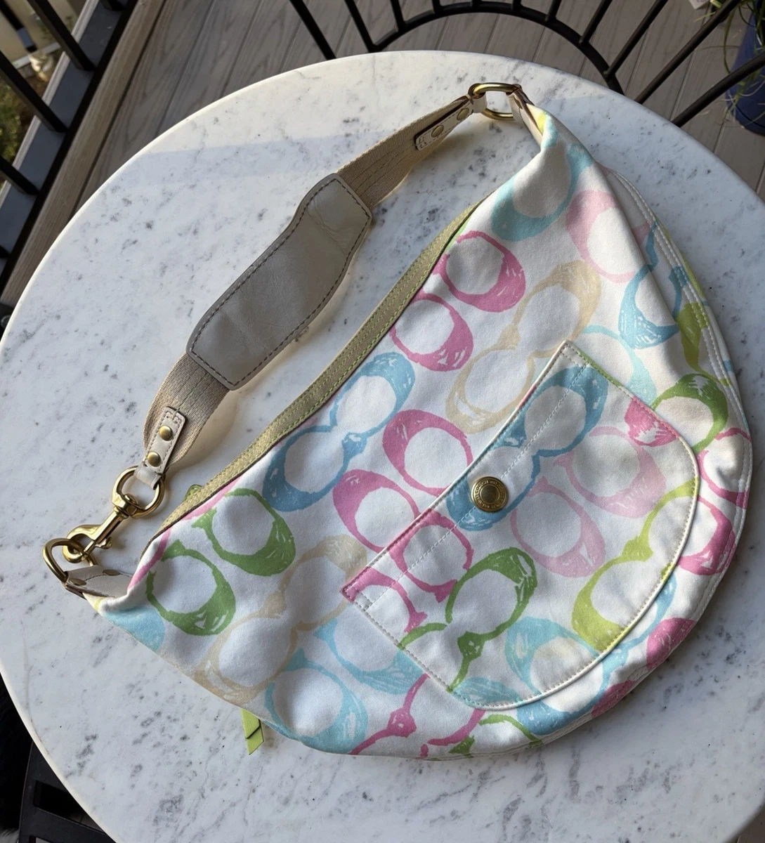 Coach Hobo Handbags & Bags Canvas Exterior for Women for sale | eBay