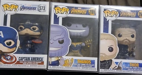 New ListingMarvel Funko Lot of 3 with Protectors