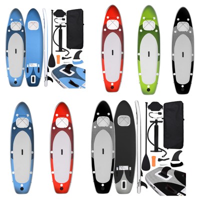 SUP Board Set Aufblasbar Stand Up Paddle Surfboard mehrere Auswahl