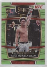 2022 Panini Select UFC Concourse Neon Green Prizm 27/49 Billy Quarantillo nd3