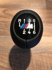 6 Speed Black Leather M Sport Gear Knob  BMW