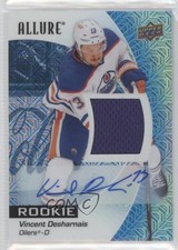 2023-24 Allure Rookies Blue Line Jersey 28/75 Vincent Desharnais #142 Auto 1c7q