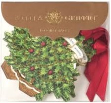 CHRISTMAS TREE Anna Griffin set of 10 die-cut gift tags for the holidays NIB