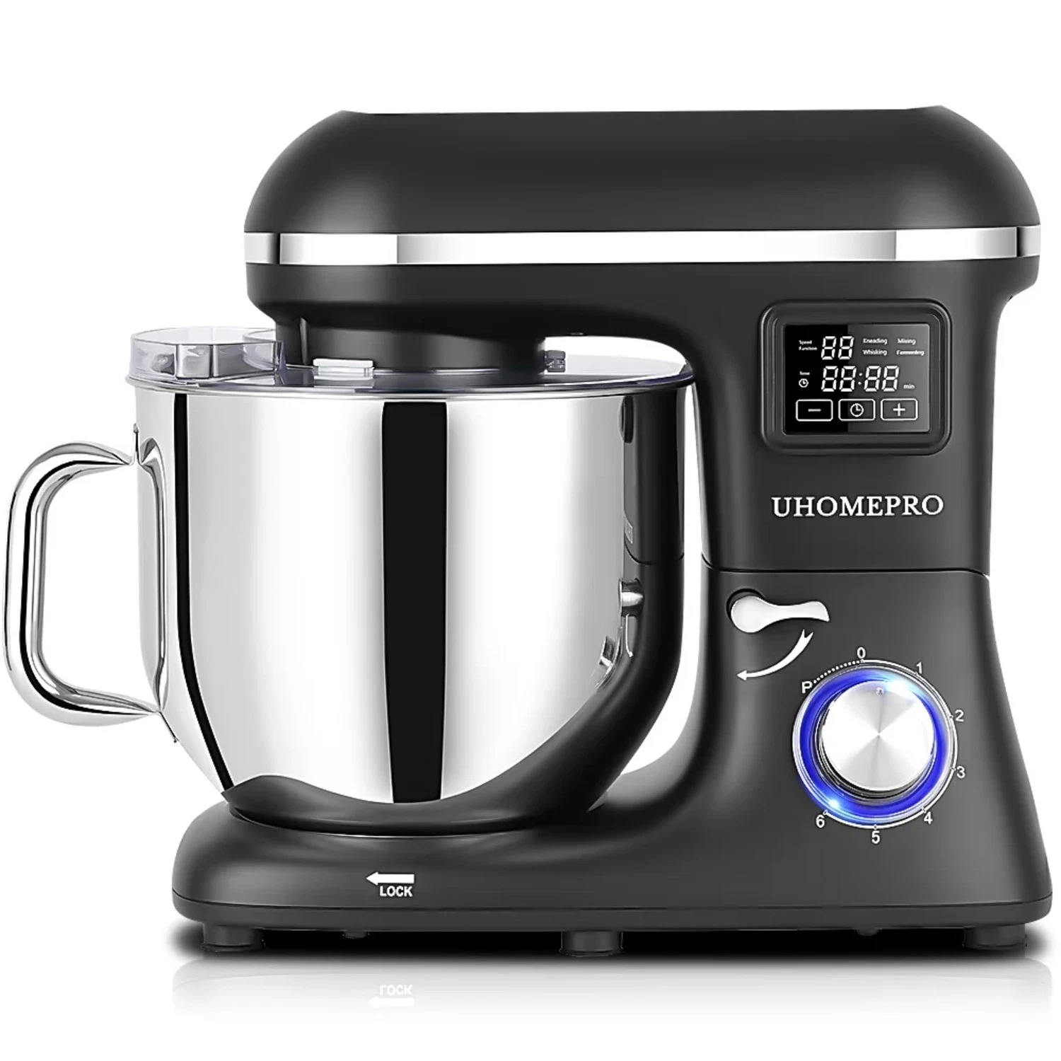 Uhomepro 8.5QT Stand Mixer for Home Commercial, 6+0+P-Speed Tilt-Head 660W
Opens in a new window or