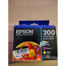 EPSON 200 Standard Capacity Ink Cartridges Cyan Magenta Yellow Black T200120 BCS