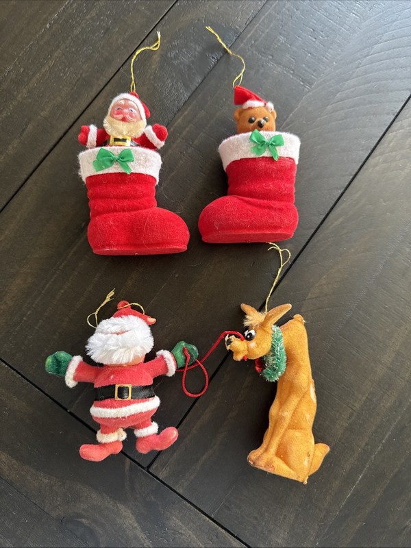 Napco Vintage Felt Christmas Ornaments