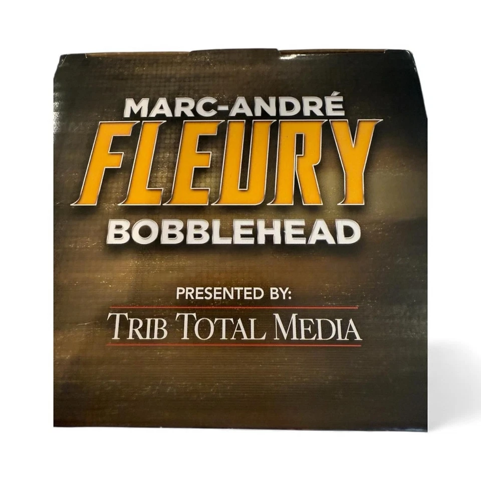 Marc-André Fleury Bobblehead - Black and Gold 2015 new in box - Image 3 of 4